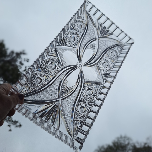 Vintage Lucite Tray MCM Vanity Platter Mid Century Modern Clear Acrylic Plastic - Picture 2 of 16